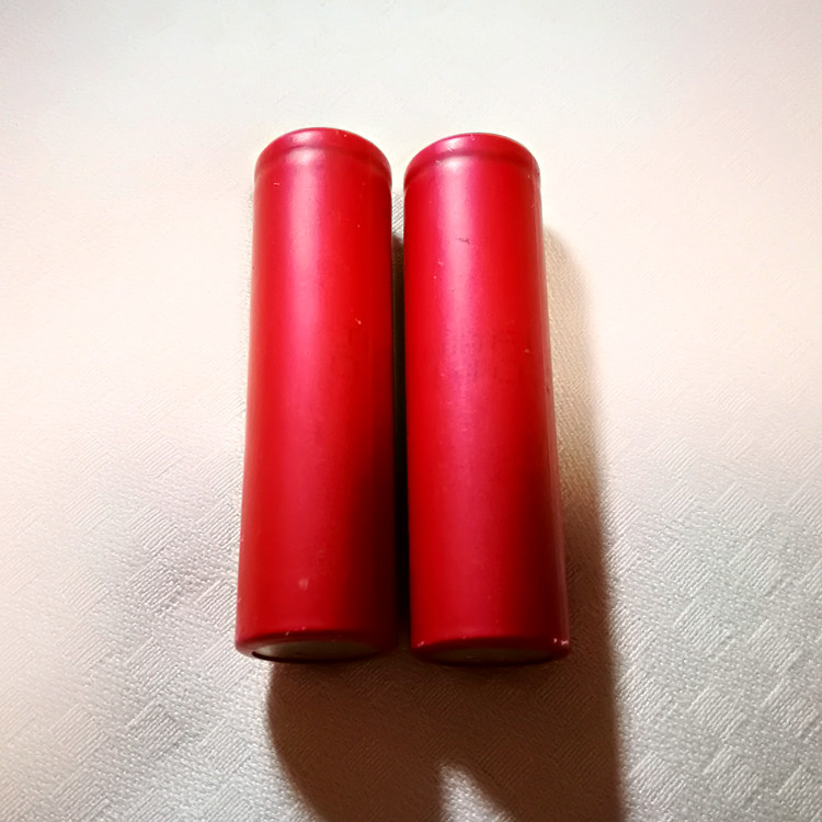 Disassemble the original Sanyo Sanyo 18650 lithium battery Dahongpao battery large capacity 2400mah green hat flat head