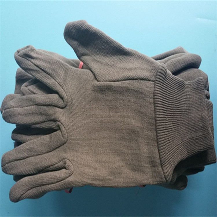 78 Lau Bonded Flannel Warm Thickening Anti-Chill Riding Suede Gloves Winter Old Outdoor Military-cotton Gloves