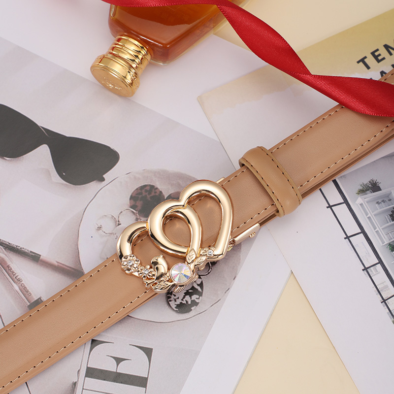 2022 new belt women's fashion all-match leather belt decoration net red women's wedding black belt women