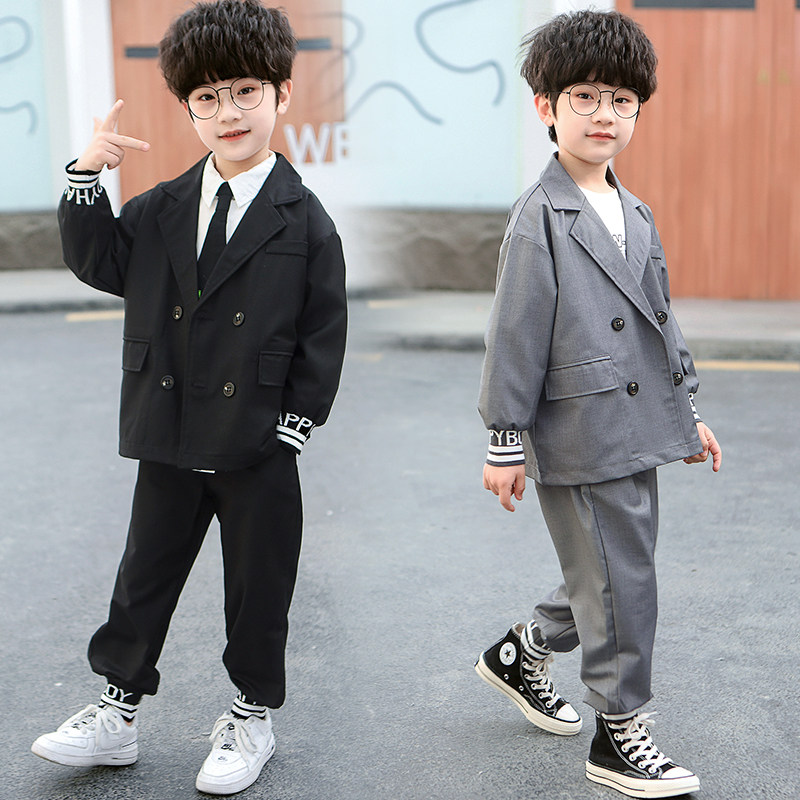 Children suit boy Spring loaded suit suit 2022 New CUHK Scout Inron Little West suit Baby Boomers