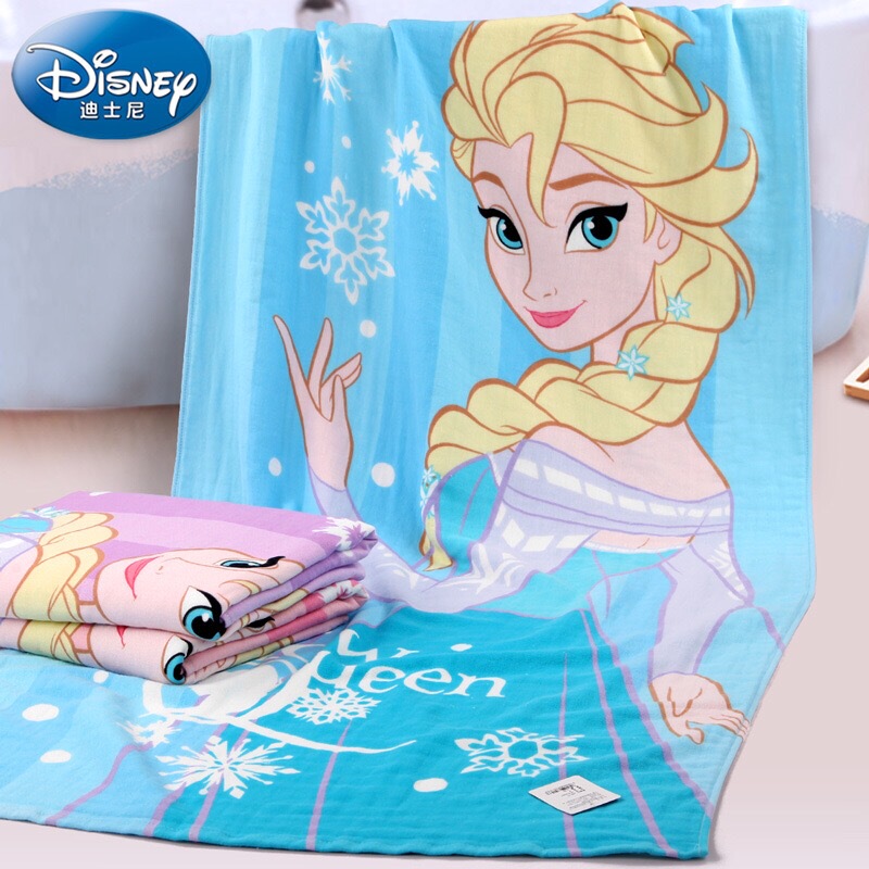 Frozen Children's Bath Towel Large Towel Blanket Elsa Princess Beach Bath Pure Cotton Gauze Absorbent Baby Bath Towel Frozen Children's Bath Towel Large Towel Blanket Elsa Princess Beach Bath Pure Cotton Gauze Absorbent Baby Bath Towel