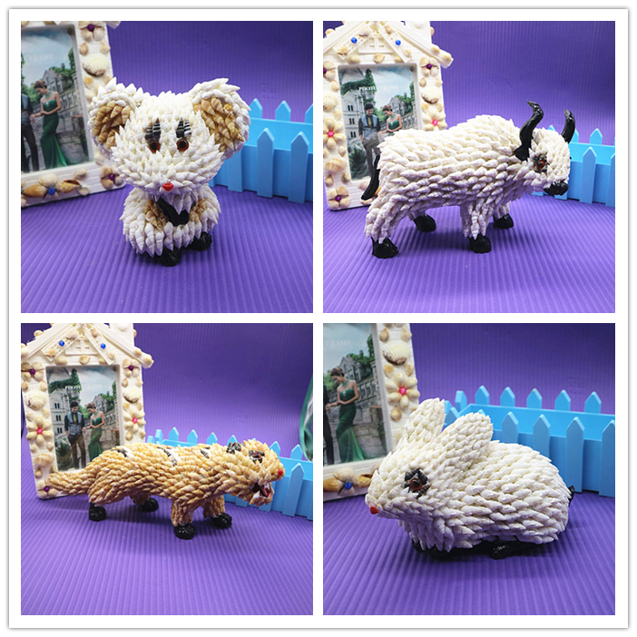 Conch shell craft gift decoration Home decoration jewelry shell conch shell animal 12 zodiac