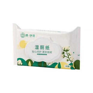 【绵.伊洁】家庭实惠装湿厕纸40抽