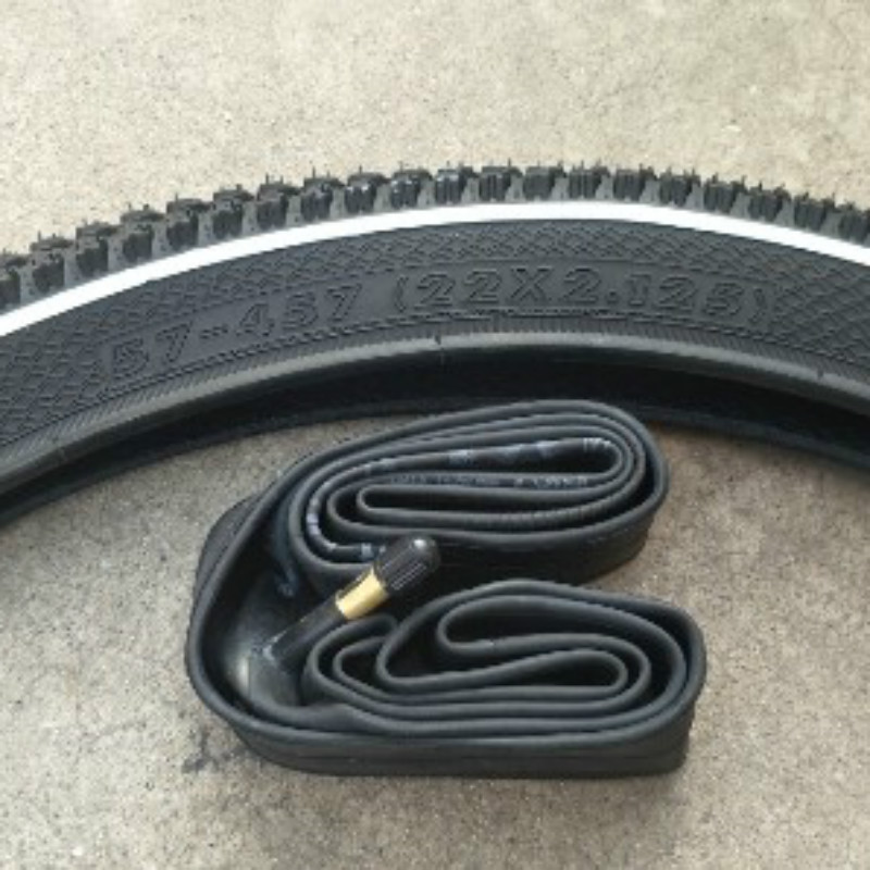 22 inch bicycle tires 57-457 (22x2 125)outer tire inner tire Mountain bike 22x2 125 extended nozzle