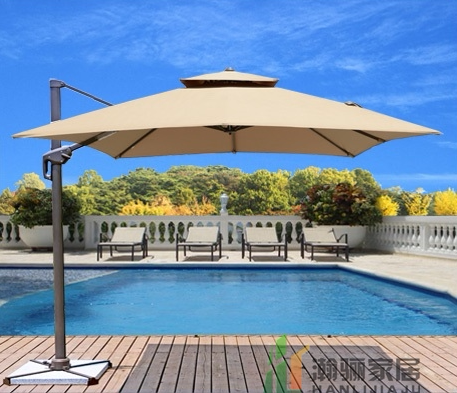 Amet Roma Umbrella Waterproof Outdoor Umbrella Garden Umbrella Sunshade Umbrella 3m Advertising Booth Umbrella Garden Umbrella Leisure