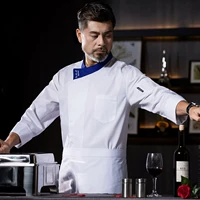 Белый и синий воротник + фартук