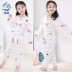 Nhà vệ sinh trẻ em, đồ ngủ một mảnh, trẻ lớn, mùa xuân và mùa thu, bông, kích thước lớn, em bé gầy, bộ đồ một mảnh, 3-4-5-6-7 tuổi 2
