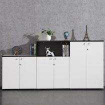 White board file cabinet with lock cabinet small cabinet file cabinet file cabinet three-story short cabinet office wooden office file cabinet