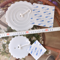 Dome mosquito net ceiling type top accessories suction cup adhesive hook a set of strong load-bearing non-installation mosquito net hook