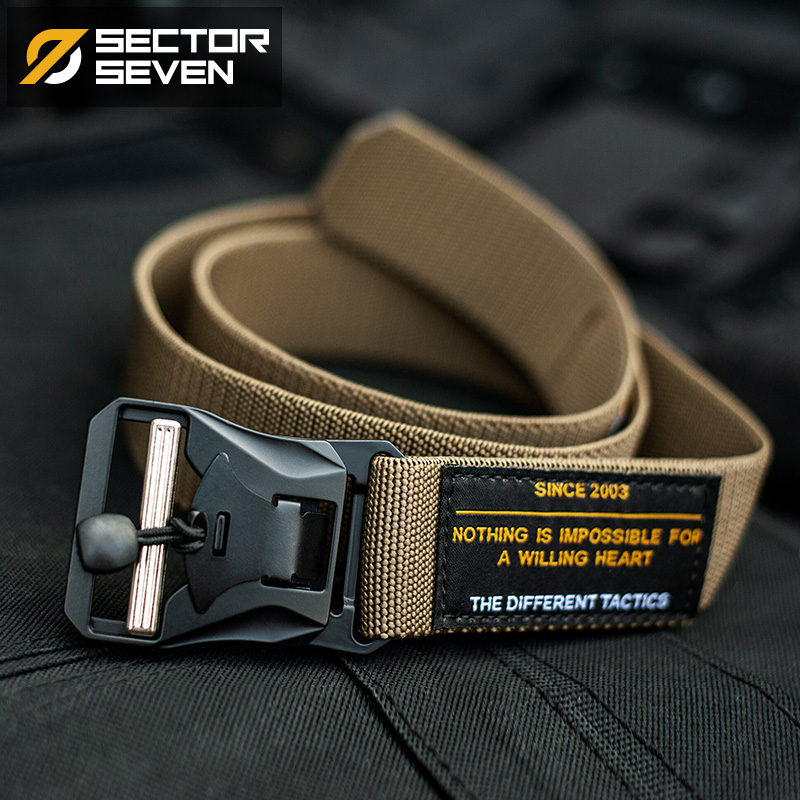 Zone 7 Diamondbacks Snake Tactical Belt Men Magnetic magnetic buckles elastic Quick insert tooling Woven Waist Belt-Taobao