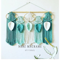 ins Nordic style woven tapestry material new bedside living room bed and breakfast wall creative decoration DIY background hanging cloth