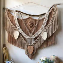 Customized retro wabi-sabi style tapestry high-end design tapestry hotel and B&B sample soft decoration background cloth wall decoration