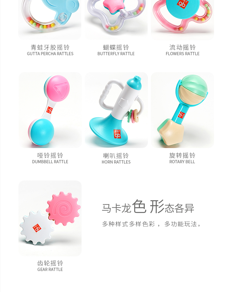 Bé trai ngoan mọc răng hàm nhai 6-12 tháng bé đồ chơi xếp hình Manhattan bắt bóng - Gutta-percha / Toothbrsuh / Kem đánh răng shop đồ dùng cho bé
