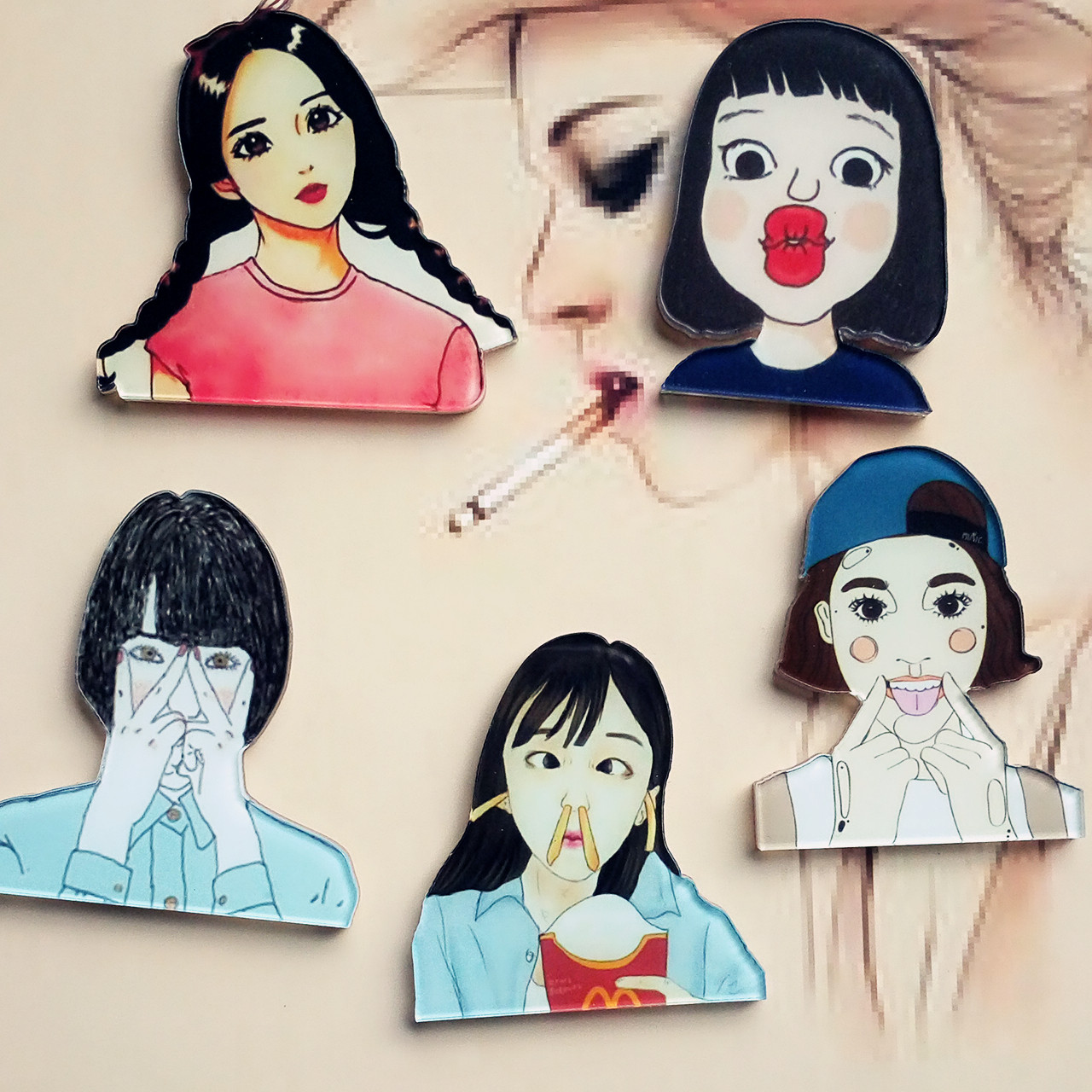 Broche en plexiglas - Ref 1182931 Image 10