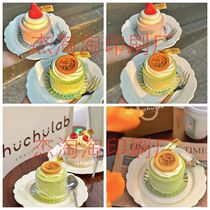 Bending cake card custom logo dessert mousse plug-in label West point decoration card bronzing card set