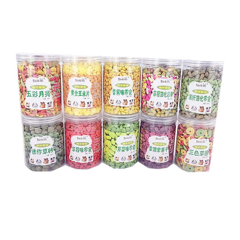 Rabbit grindstone Tooth Grass Stick Straw Cake Sweet bamboo snack apple Grass Stick Brick Dragon Cat Hamster Dutch Pig 100