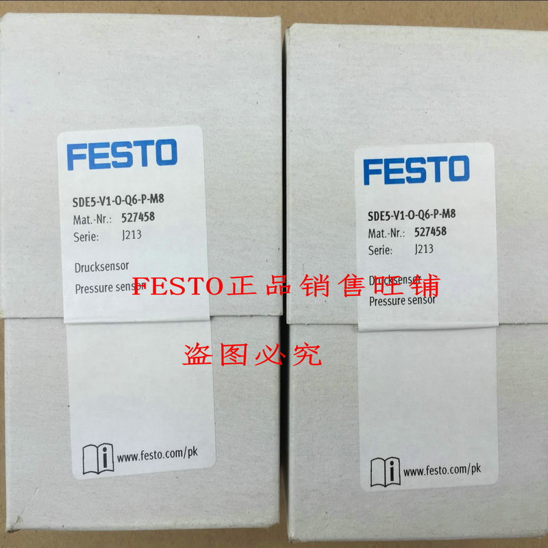 FESTO brand new original load pressure sensor SDE5-D10-O-Q6-P-M8 527464 spot