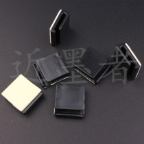 Lianlian accessories pipeline fixing clip black tube wire buckle with back adhesive 100 bags