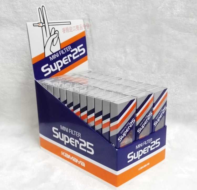 Japan imports Slater super25 disposable disposable filter cigarette holder 360 a box