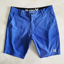 Foreign trade mens quick-drying stretch beach pants Mens large size seaside surf pants swimming pants summer five-point pants