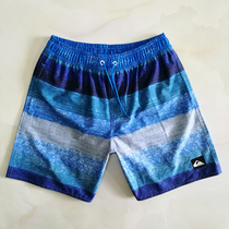 Beach pants mens quick-drying can get loose size sports shorts tide seaside quarter pants hot spring swimming trunks