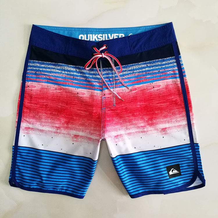 Foreign trade original single men's beach pants, quick-drying surfing beach shorts, loose casual sports thin five-point pants