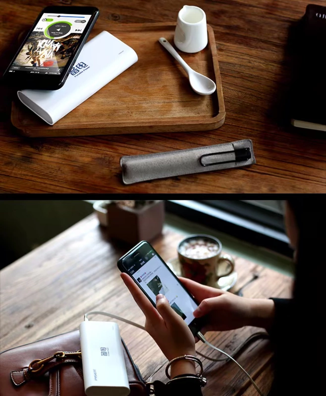 Pinsheng sạc kho báu 10000 mAh sao lưu Android Điện thoại di động Apple 8P phổ thông iphoneX di động chính hãng nhỏ gọn cầm tay nhỏ gọn dung lượng lớn có thể mang theo trên máy bay - Ngân hàng điện thoại di động