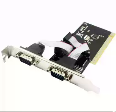 PCI to serial card double COM nine-pin expansion Kazu desktop computer host RS232 communication serial card