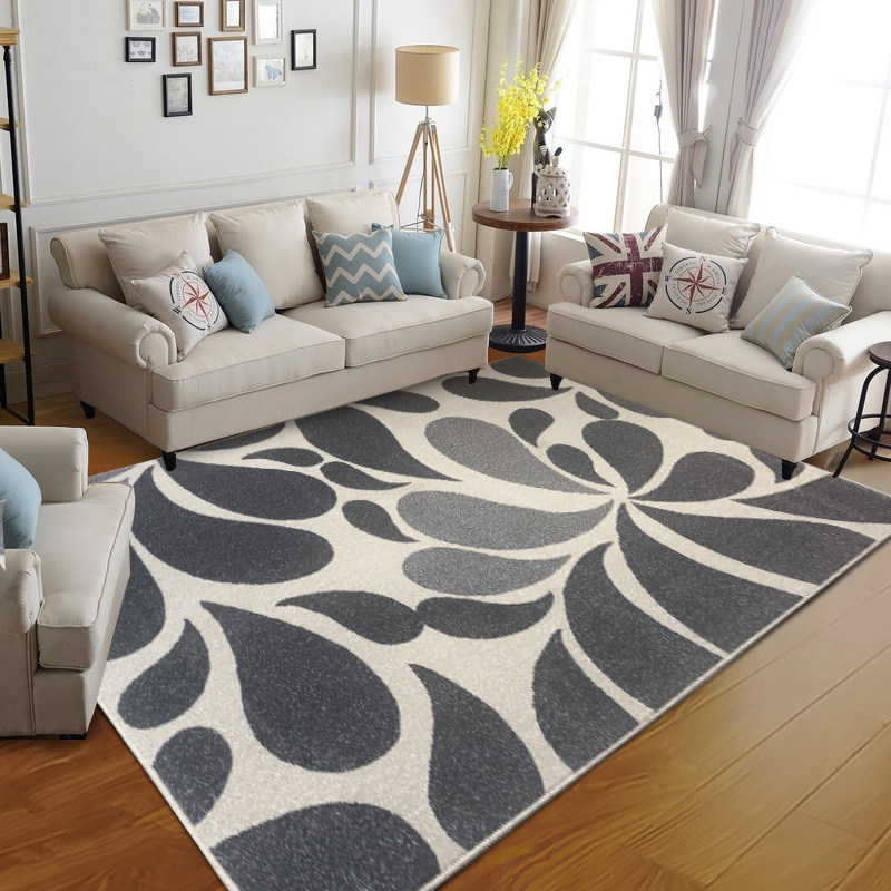 Precision jute bottom woven carpet living room coffee table thickened short hair washable carpet simple modern Nordic style floor mat