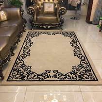 National Fur Carpet Washed Wool Carpet Home Carpets Customizable Size Pattern Encryption Thickened Eurostyle Retro Style