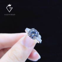 Classic twelve-claw diamond ring Simulation diamond oversized carat shining Moissanite pt950 platinum proposal ring