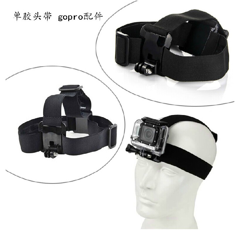 Gopro head with Hero7 6 5 4 3 3 accessories One glue anti slip with safety helmet fixed with accessories