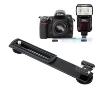 Camera flash connection frame external flash short one-word bracket to fix the camera and flash at the same time