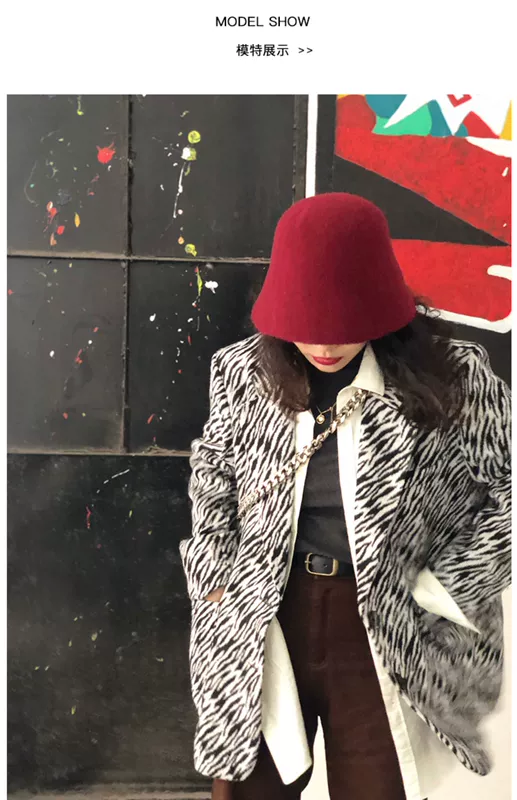 [KILIG] vol.3 retro ngựa vằn unisex phổ biến áo len dài giữa phù hợp với phụ nữ - Áo len lót đôi