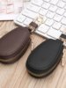 Business Mini Fashion Universal Genuine Leather Household Compact Key Bag Waist Hanging Korean Style Large Capacity Car Key Bag for Women