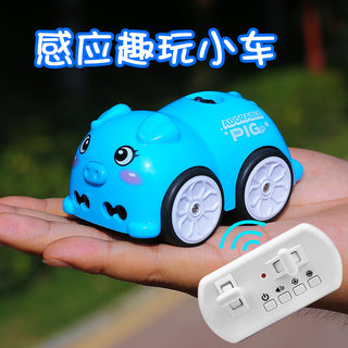 Rechargeable Remote Control Gesture-Sensing Car Toy with Obstacle Avoidance and Line-Following Function for Girls Aged 3-6, Trending on Tiktok
