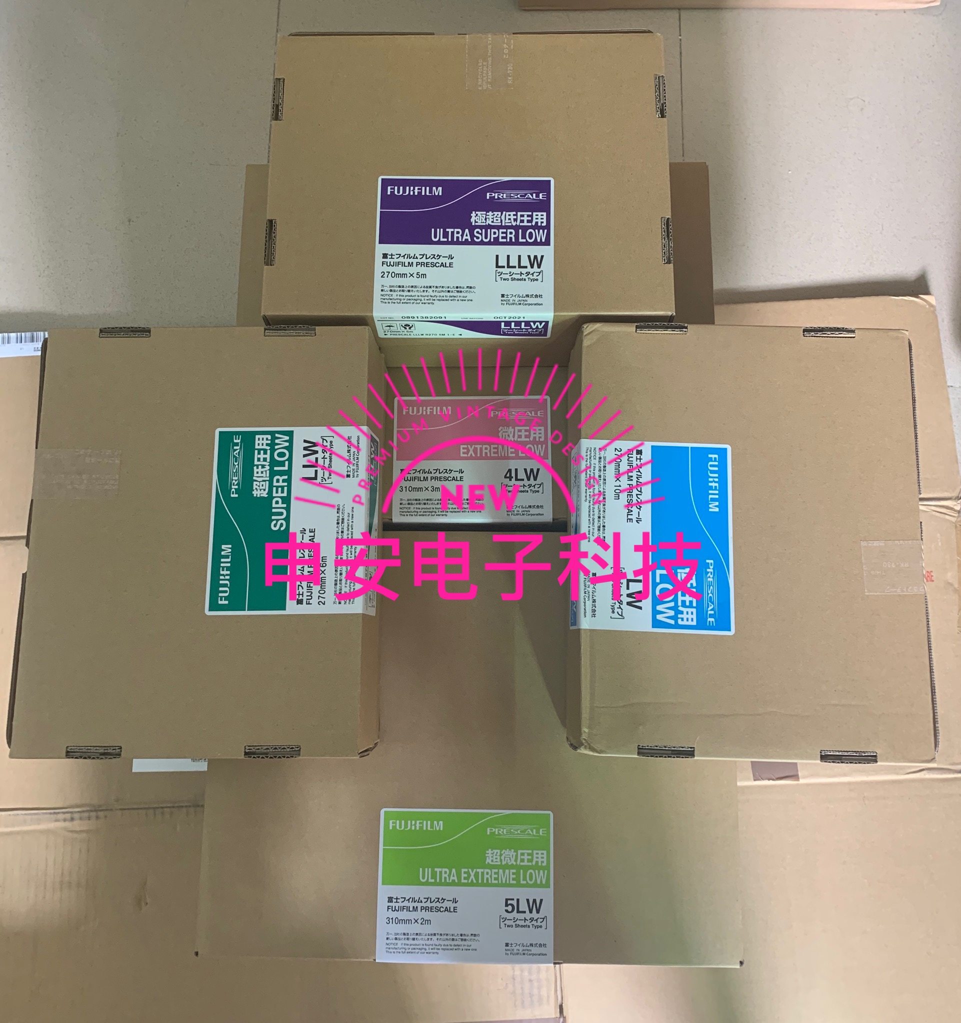 Fujifilm Pressure Measurement Film Fuji Sensor Paper 3LW LLLW 270mm*5m Pressure Sensitive Paper LLLLW 4LW