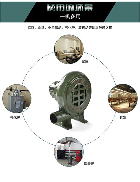 Hộ gia đình 220 V máy thổi điện nhà bếp ly tâm máy sấy tóc thông gió quạt gió Thượng Hải - Bếp lò / bộ đồ ăn / đồ nướng dã ngoại bếp nướng ngoài trời nhập khẩu