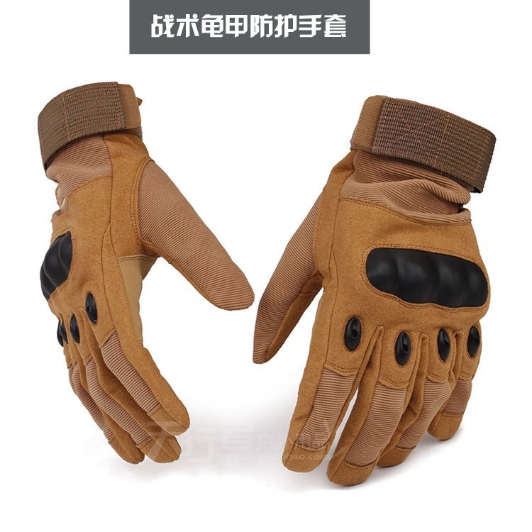 Gloves Special Soldier Tactical Gloves O Remember Full Finger Riding Gloves Outdoor anti-cut turtle A gaggle glove