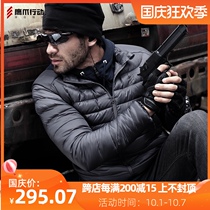 Eagle claw action climber winter New Product lightweight tactical down jacket outdoor down men warm coat down jacket