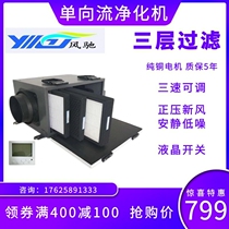 Home Wind System One-way Flow Mute New Wind Machine Blowers Filter De-Haze Purification PM2 5 Bedroom Living Room