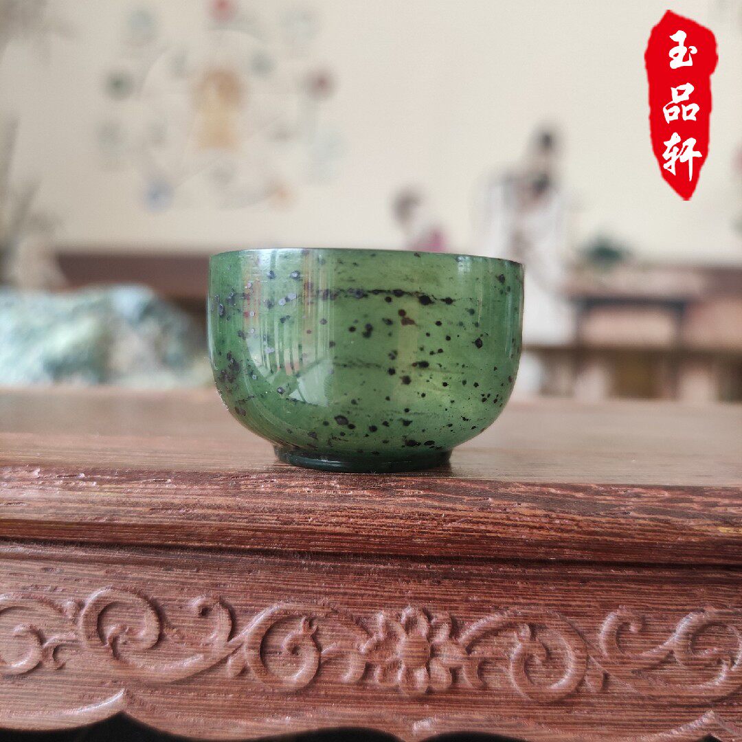 Gansu other Jiuquan luminous cup Qilian Moyu fine wine cup teacup small flat bowl factory direct sales nationwide