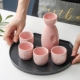 Сакура 1 горшок 4 чашки+вишневый цветок половины -месяц