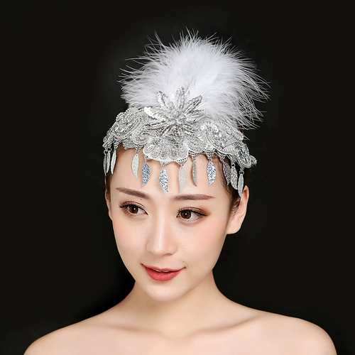 Аксессуар для волос, танцующие классические этнические блестки для ногтей с кисточками для танцевального шоу