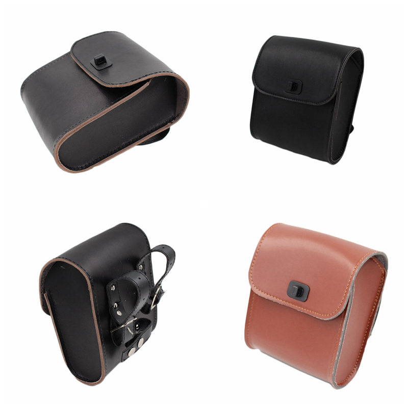 Motorcycle universal hanging bag bike motorcycle pedal tortoise W Vo retro modified side tailhead riding leather bag-Taobao