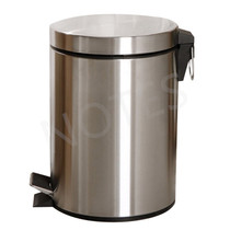 Stainless steel trash can European household living room bedroom kitchen bathroom Large with cover deodorant foot type