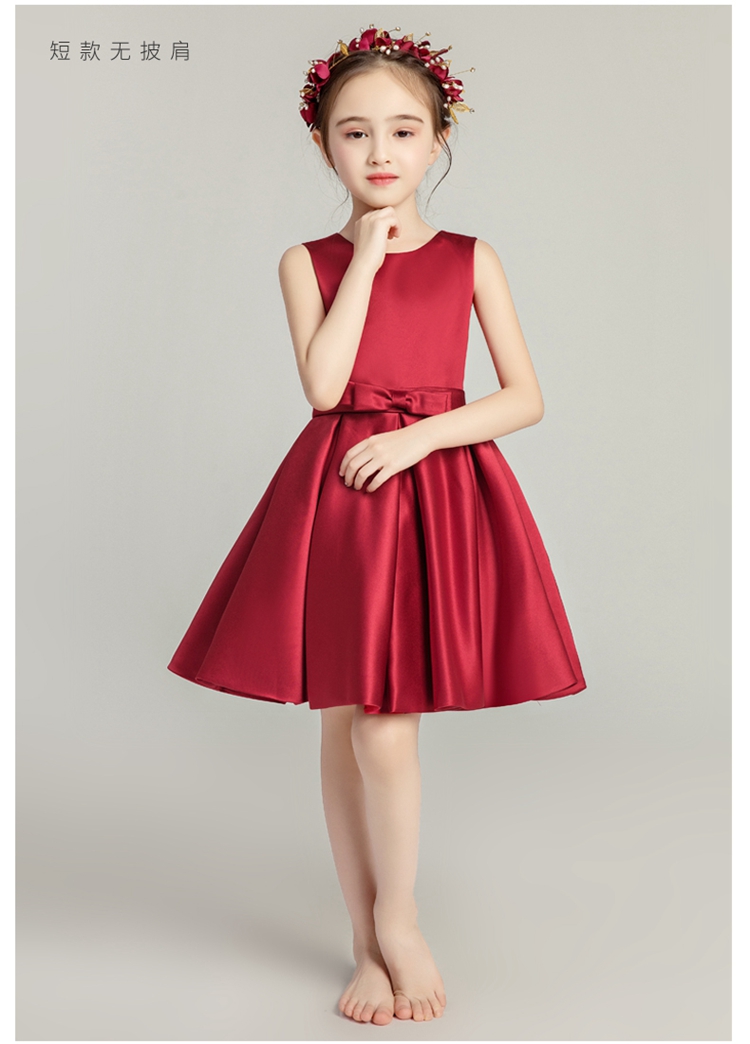 Cô gái dạ hội váy công chúa trẻ em chủ nhỏ mô hình sàn catwalk piano trang phục dài tay áo cưới mùa thu set vest gile bé trai hàng cao cấp