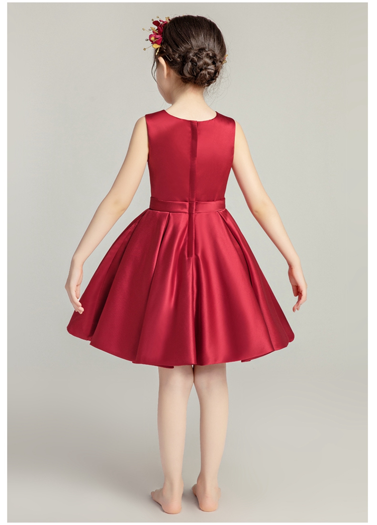 Cô gái dạ hội váy công chúa trẻ em chủ nhỏ mô hình sàn catwalk piano trang phục dài tay áo cưới mùa thu set vest gile bé trai hàng cao cấp