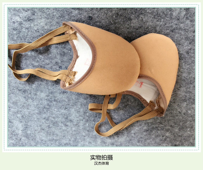 Artistic Gymnastics Shoes Aerobics Dance Half Slipper Training Competition Exercise Shoes Leather Face Hot Sale Three Pairs