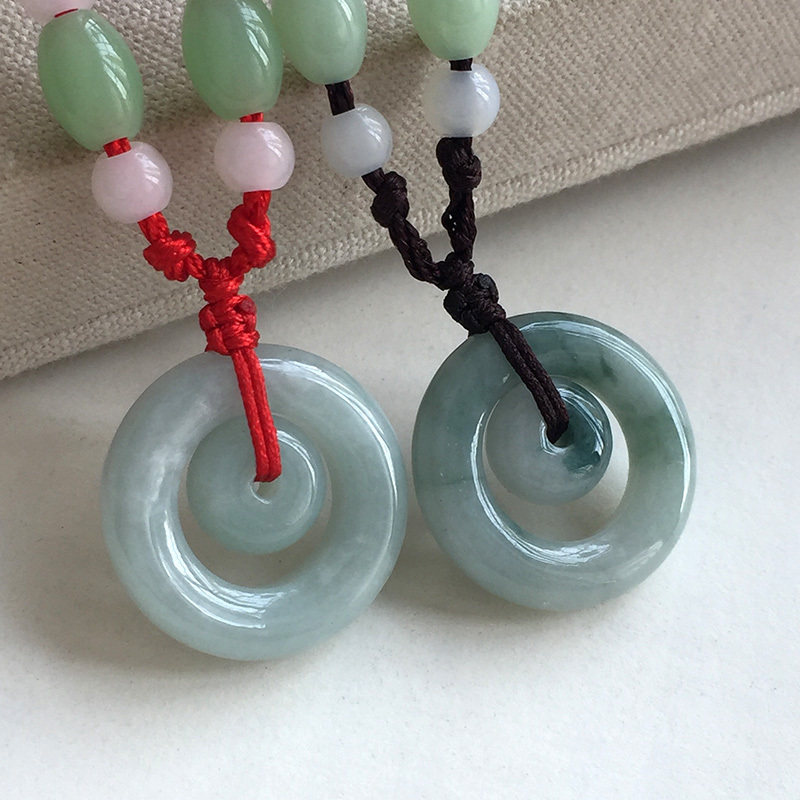 Myanmar natural A goods emerald pendant emerald son button natural emerald jade ware A stock safe button pendant pendant pendant